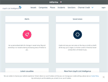 Tablet Screenshot of lloydslistintelligence.com